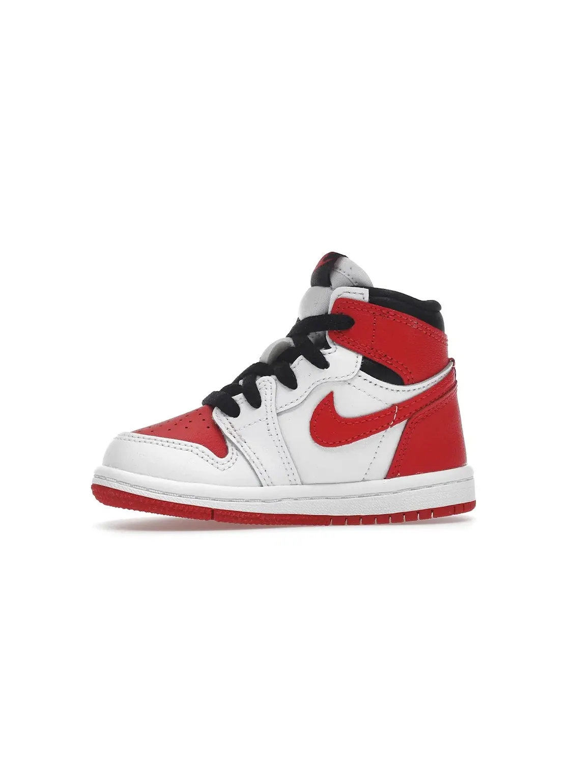 Детские кроссовки кожаные Air Jordan 1 Retro High OG Heritage Jordan — изображение 3 из 4, белый/красный/черный