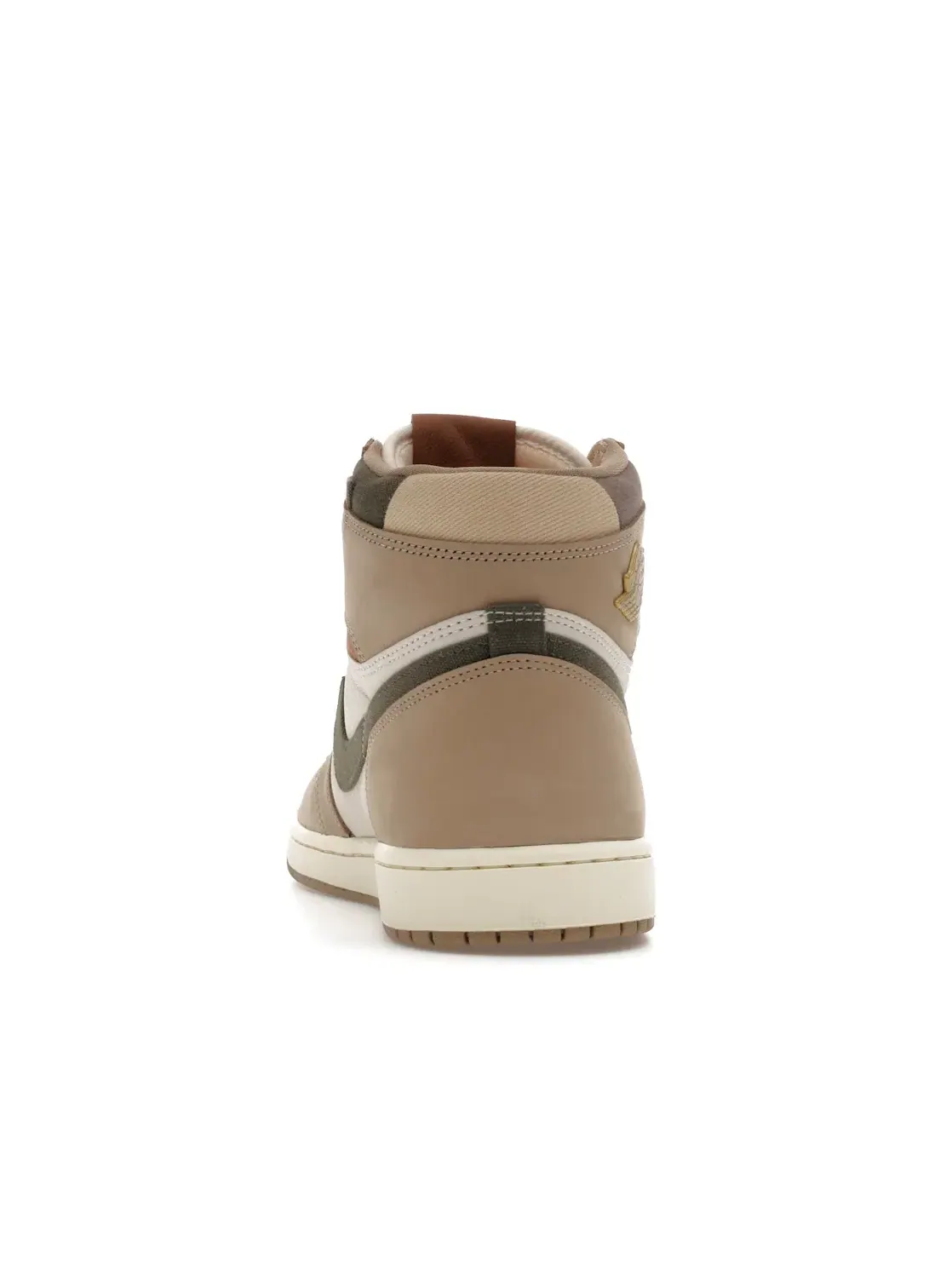 Женские кроссовки Lifestyle с замшевыми вставками Jordan 1 Retro High OG — изображение 4 из 4, хаки/мульти-//хаки