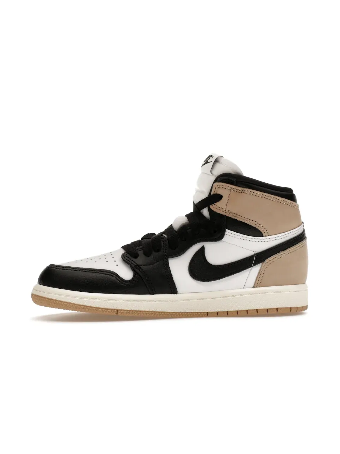 Детские кроссовки высокие с принтом Jordan 1 Retro High OG Jordan — изображение 3 из 4, черный/коричневый/белый