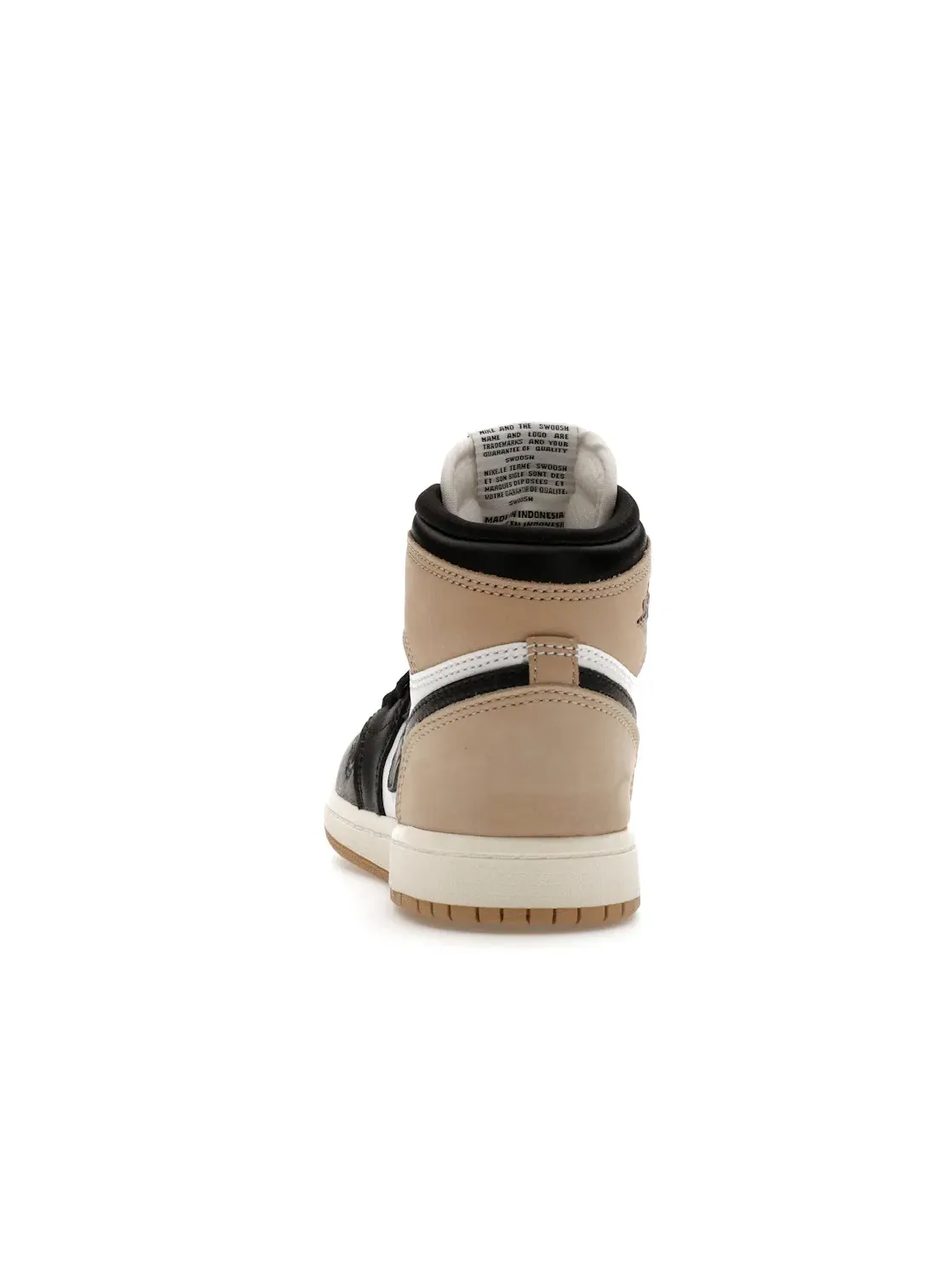 Детские кроссовки высокие с принтом Jordan 1 Retro High OG Jordan — изображение 4 из 4, черный/коричневый/белый