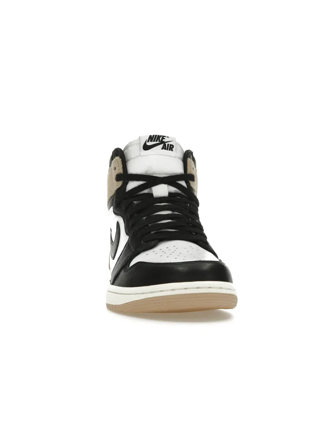 Женские кроссовки кожаные Jordan 1 Retro High OG Jordan — изображение 2 из 4, черный/коричневый/белый