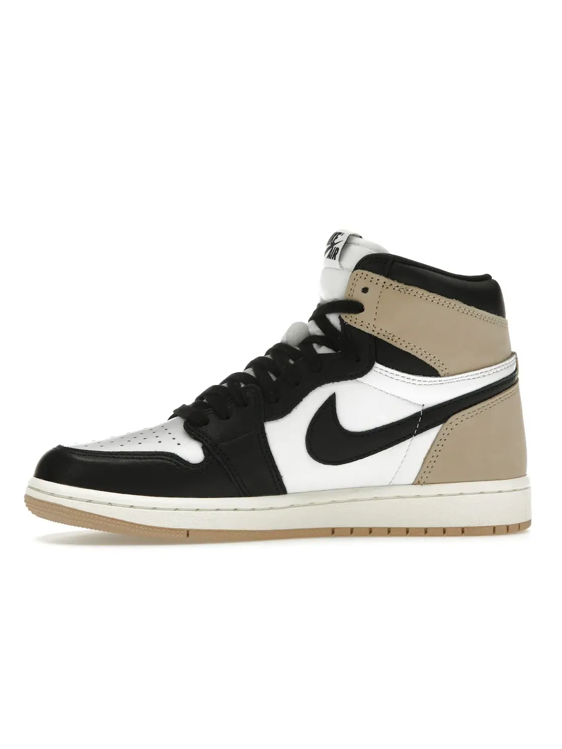 Женские кроссовки кожаные Jordan 1 Retro High OG Jordan — изображение 3 из 4, черный/коричневый/белый