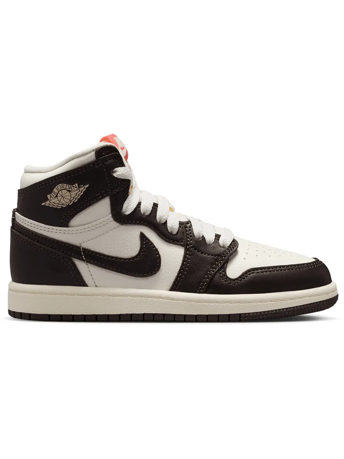 Детские кроссовки Lifestyle с высоким берцем Jordan 1 Retro High OG Jordan — изображение 1 из 1, коричневый/светлый