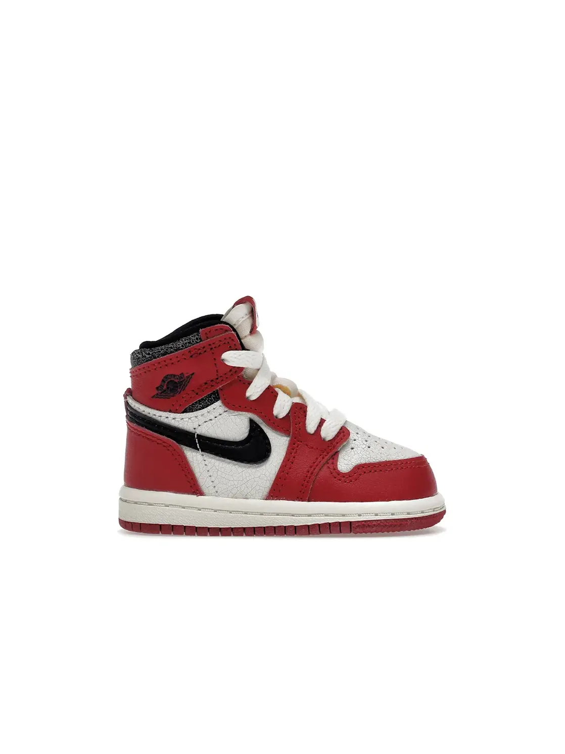 Детские кроссовки Lifestyle с принтом Jordan 1 Retro High OG Jordan — изображение 1 из 4, красный/черный