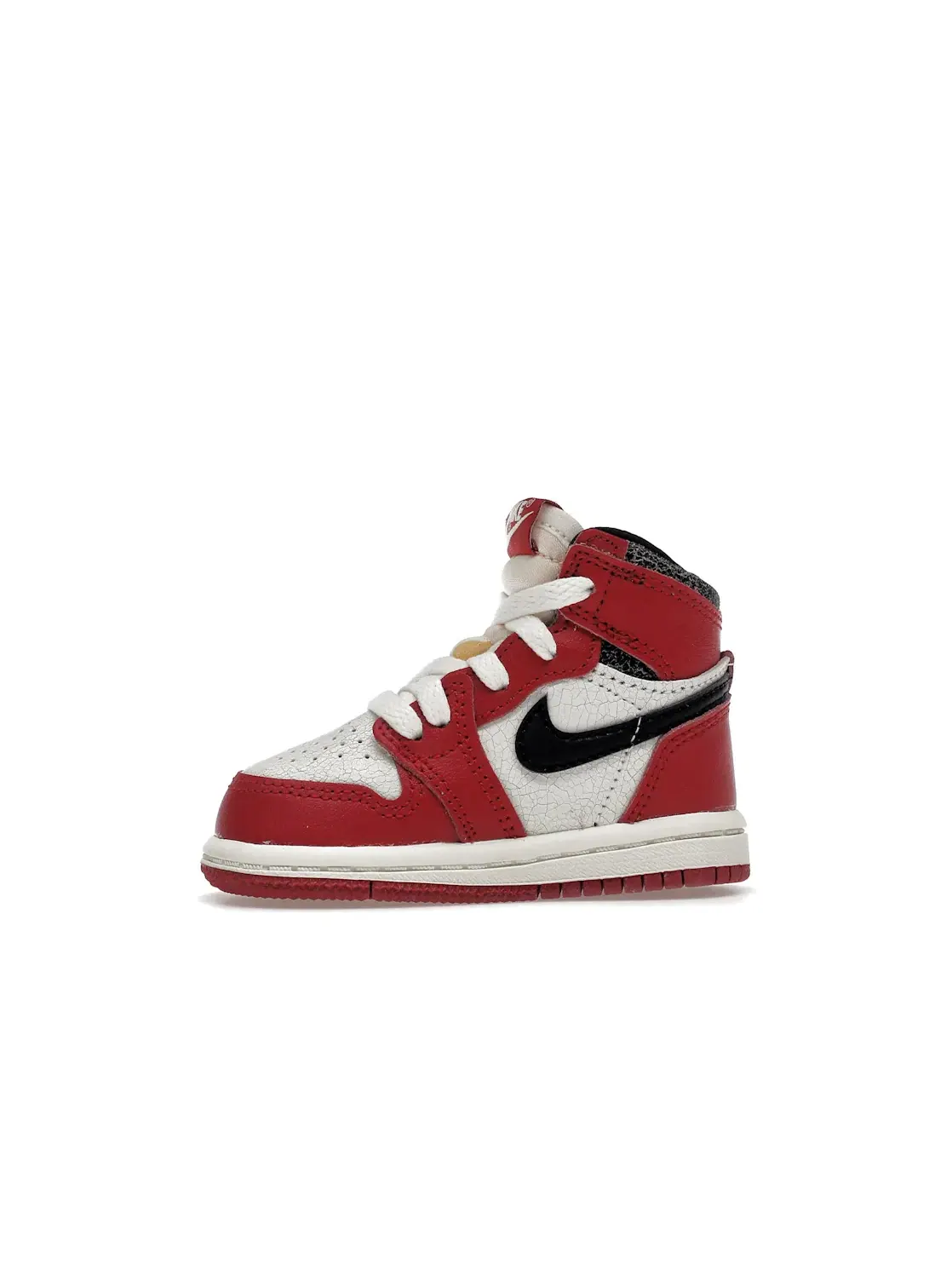 Детские кроссовки Lifestyle с принтом Jordan 1 Retro High OG Jordan — изображение 3 из 4, красный/черный