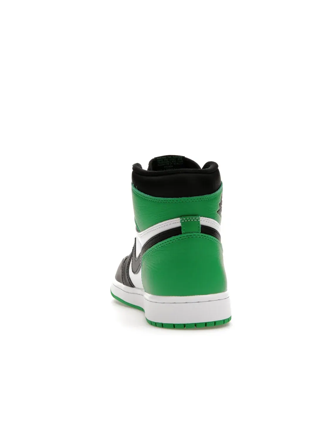 Мужские кроссовки с кожаным верхом Jordan 1 Retro High OG Jordan — изображение 4 из 4, черный/зеленый-белый