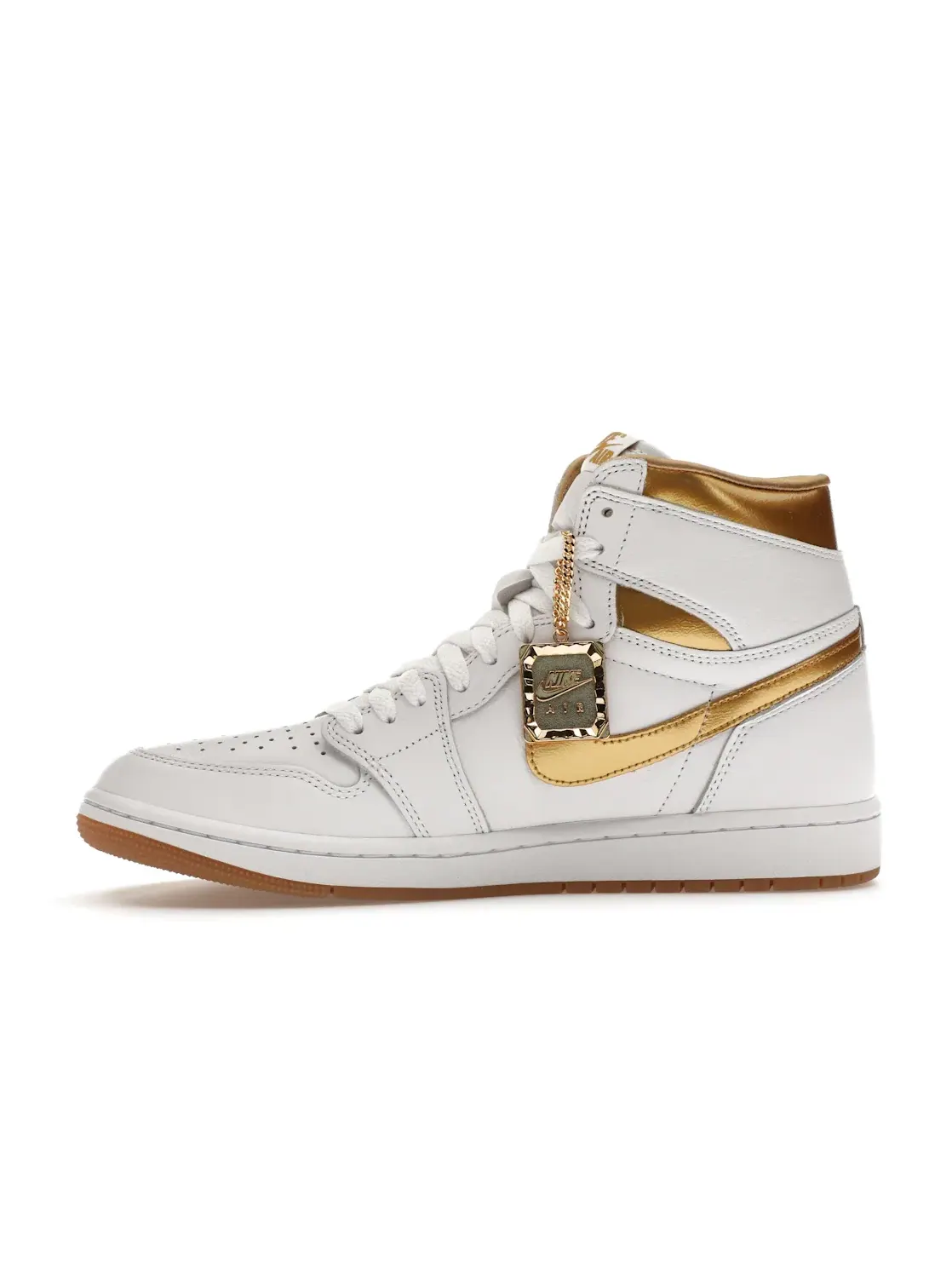 Женские кроссовки Lifestyle с металлическим золотом Jordan 1 Retro High OG — изображение 3 из 4