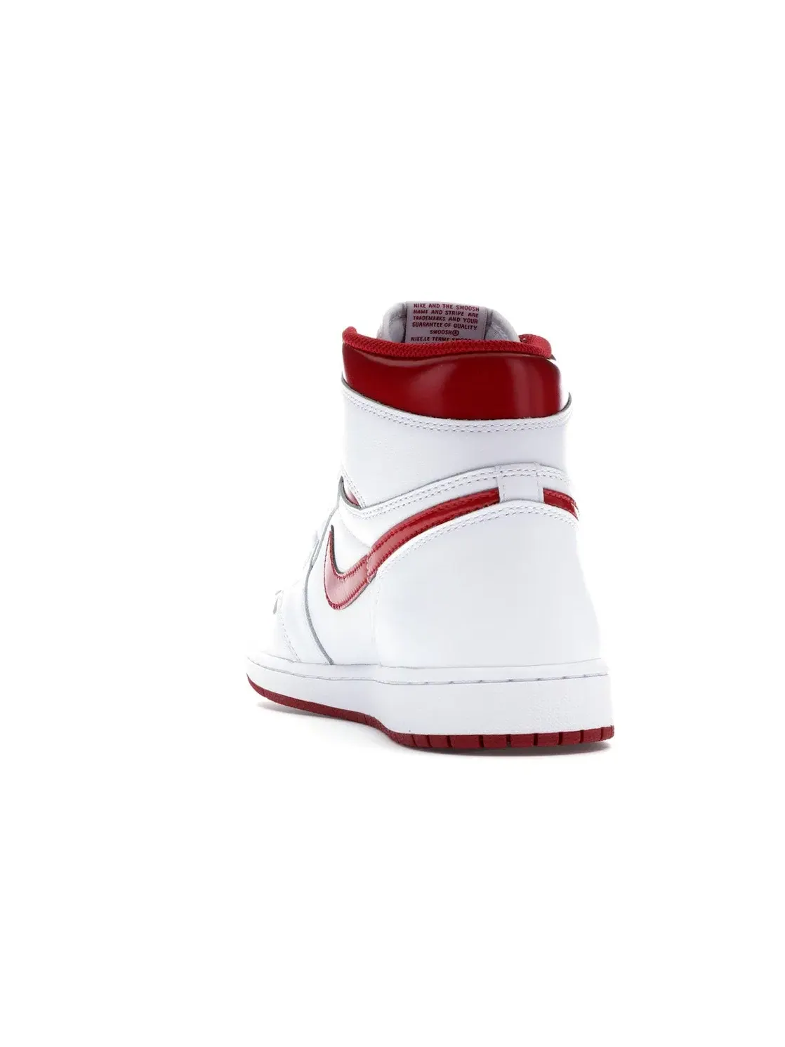 Мужские кроссовки lifestyle с перфорированным носком Jordan 1 Retro Jordan — изображение 4 из 4, белый/красный