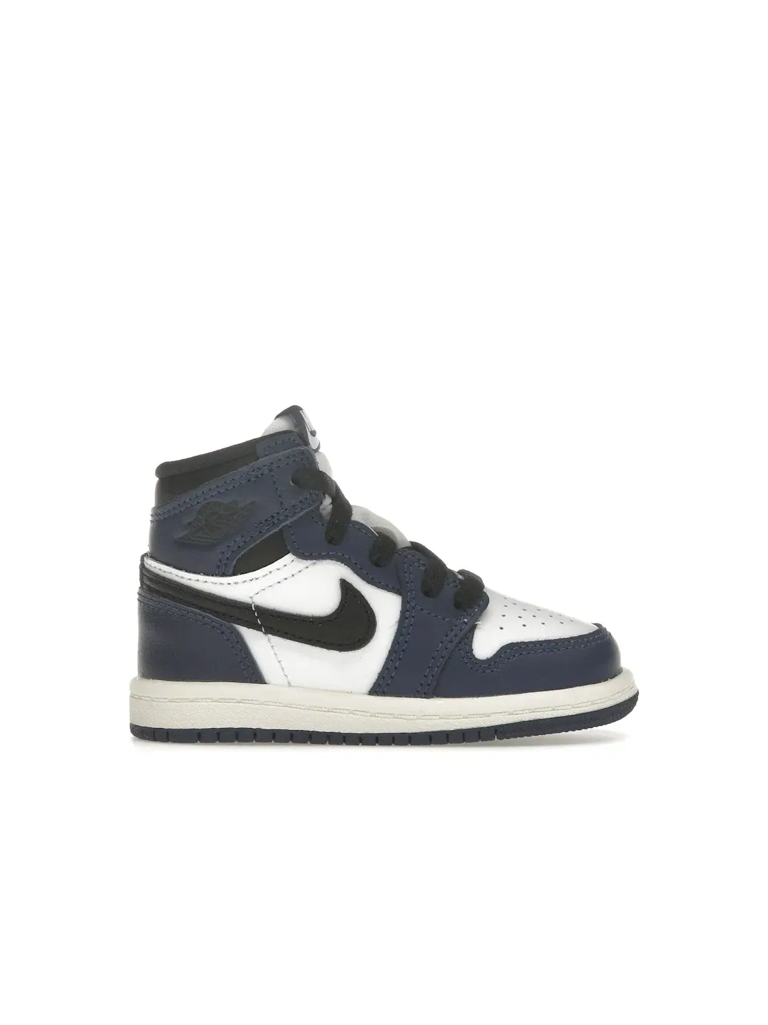 Детские кроссовки высокие с классическим дизайном Jordan 1 Retro High OG — изображение 1 из 4, темно-синий/черный/белый