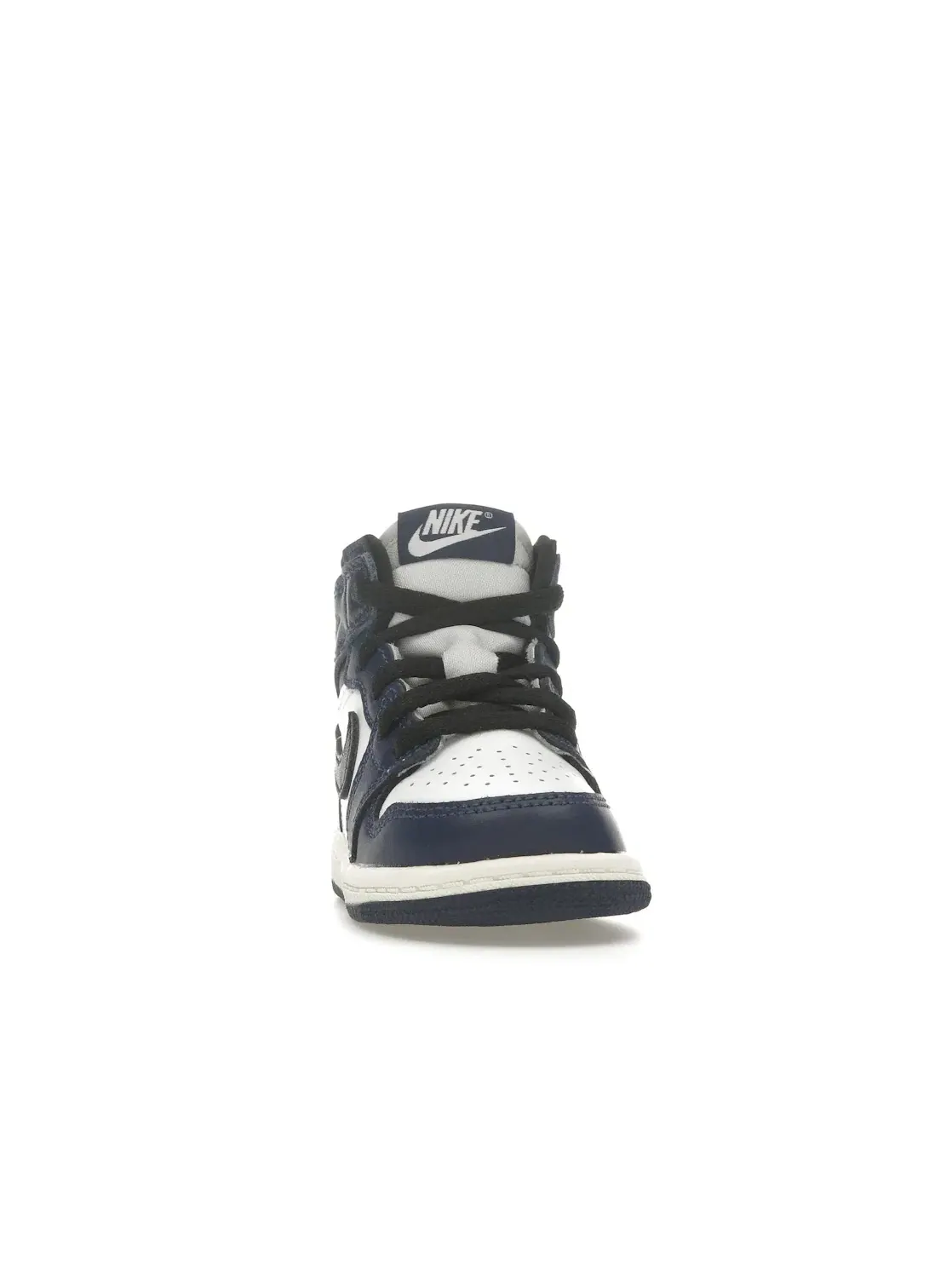 Детские кроссовки высокие с классическим дизайном Jordan 1 Retro High OG — изображение 2 из 4, темно-синий/черный/белый