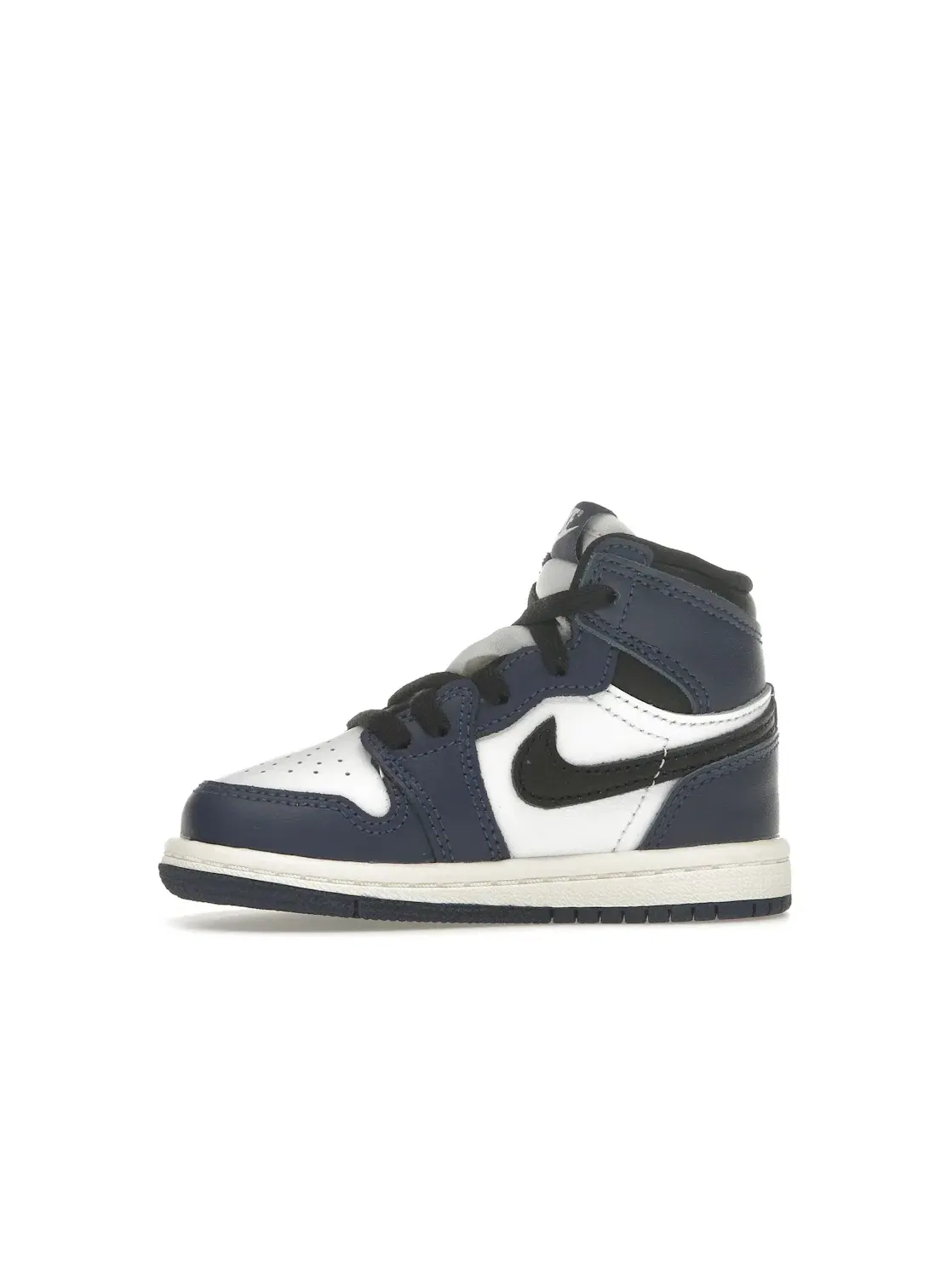 Детские кроссовки высокие с классическим дизайном Jordan 1 Retro High OG — изображение 3 из 4, темно-синий/черный/белый