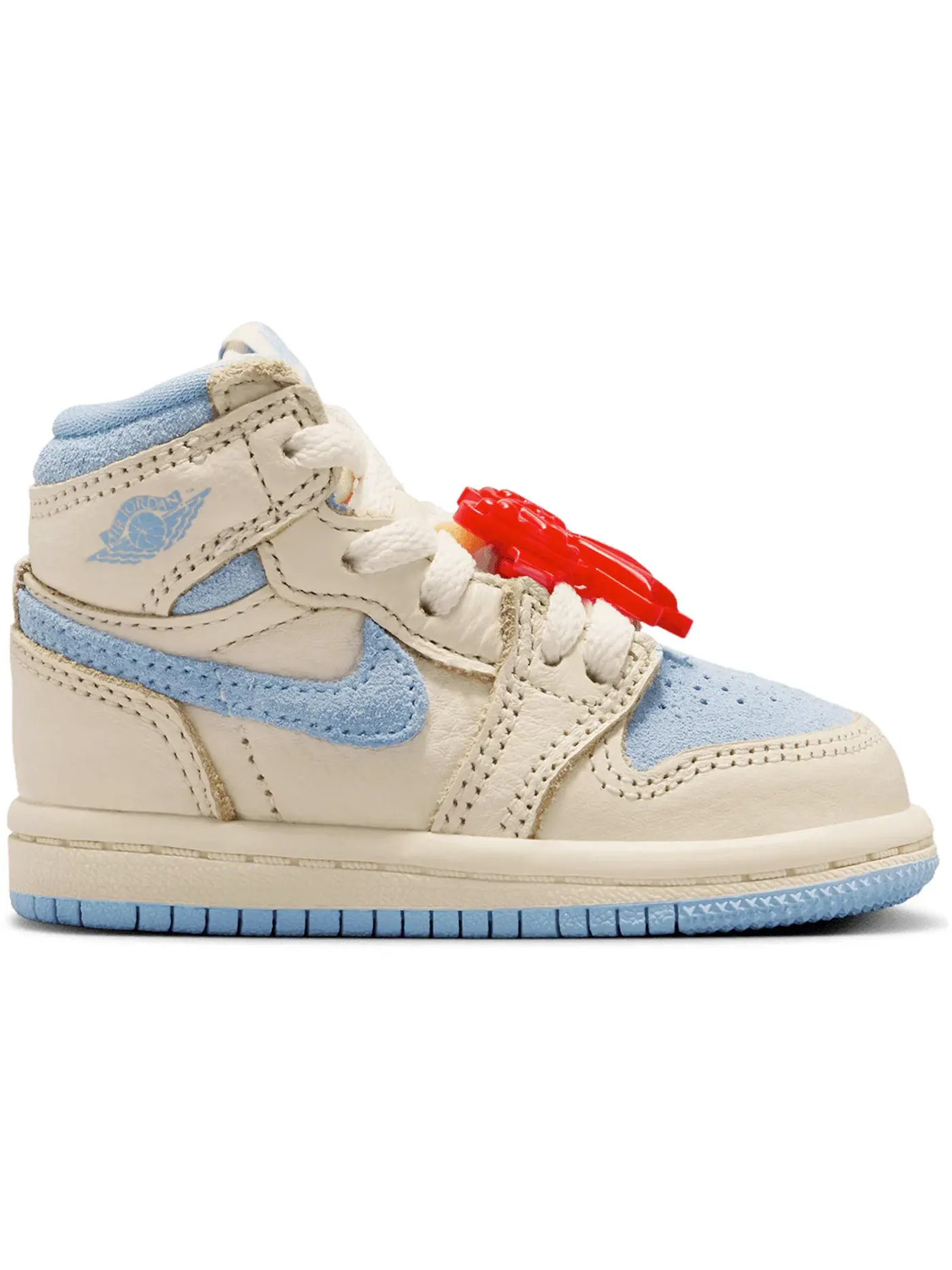 Детские кроссовки с высоким верхом Jordan 1 Retro High OG Pale Ivory Psychic Blue Jordan — изображение 1 из 1