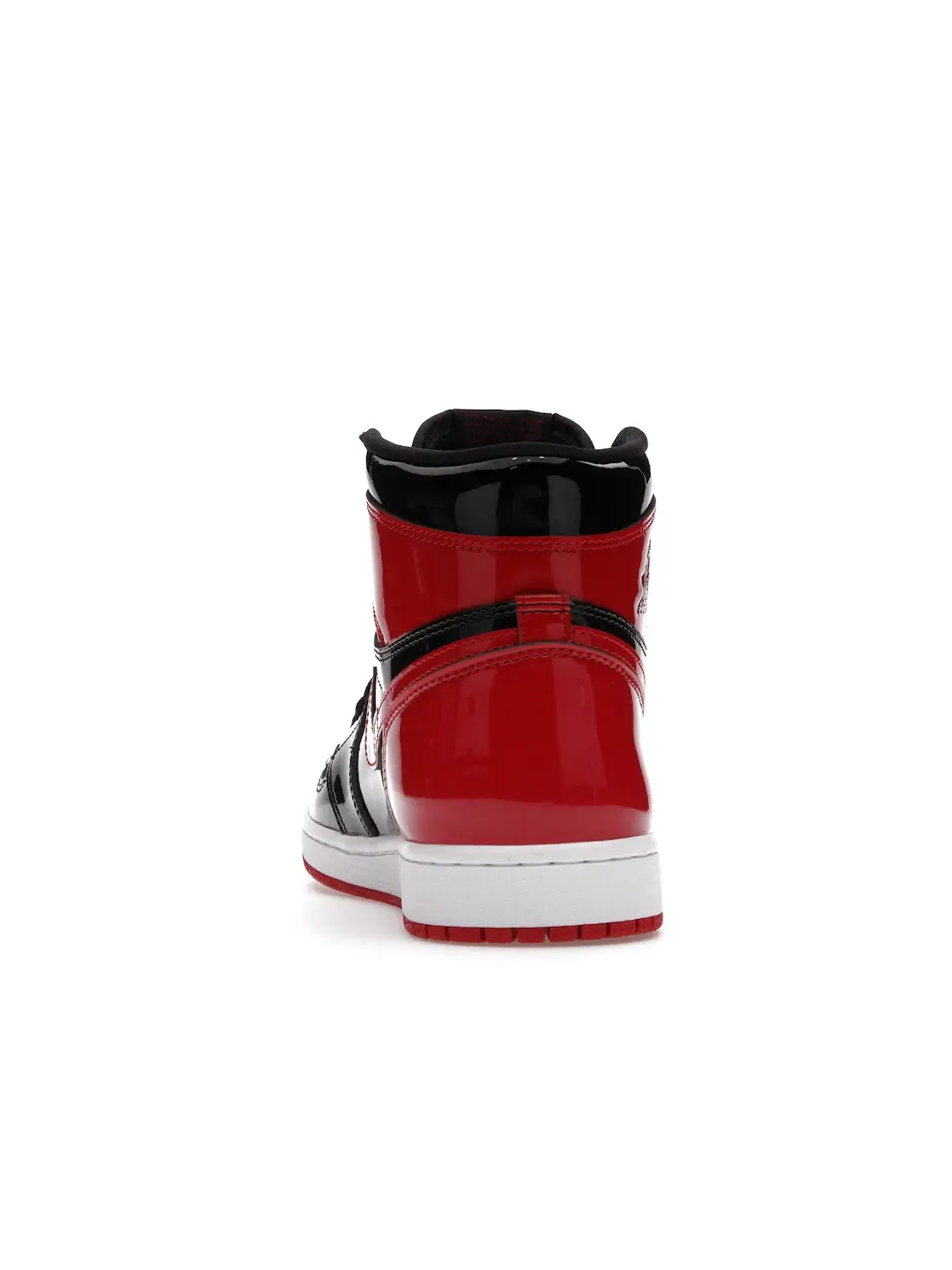 Мужские кроссовки с лакированной кожи Jordan 1 Retro High OG Patent Bred Jordan — изображение 4 из 4, черный/белый-красный