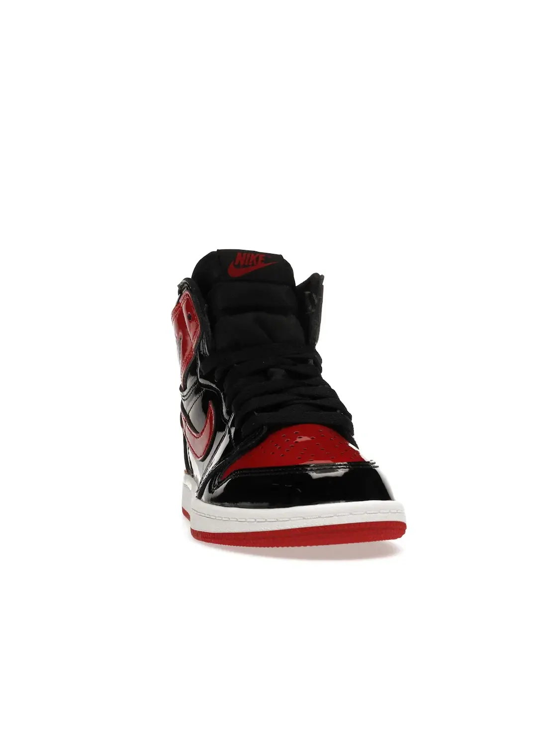 Детские кроссовки с патентованной кожи Jordan 1 Retro High OG Bred Patent PS Jordan — изображение 2 из 4