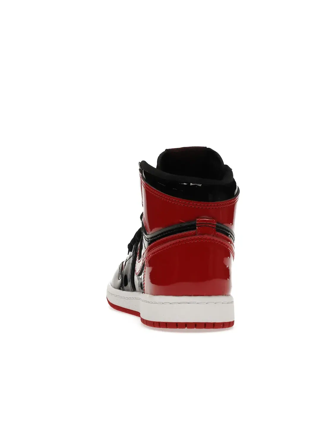 Детские кроссовки с патентованной кожи Jordan 1 Retro High OG Bred Patent PS Jordan — изображение 4 из 4