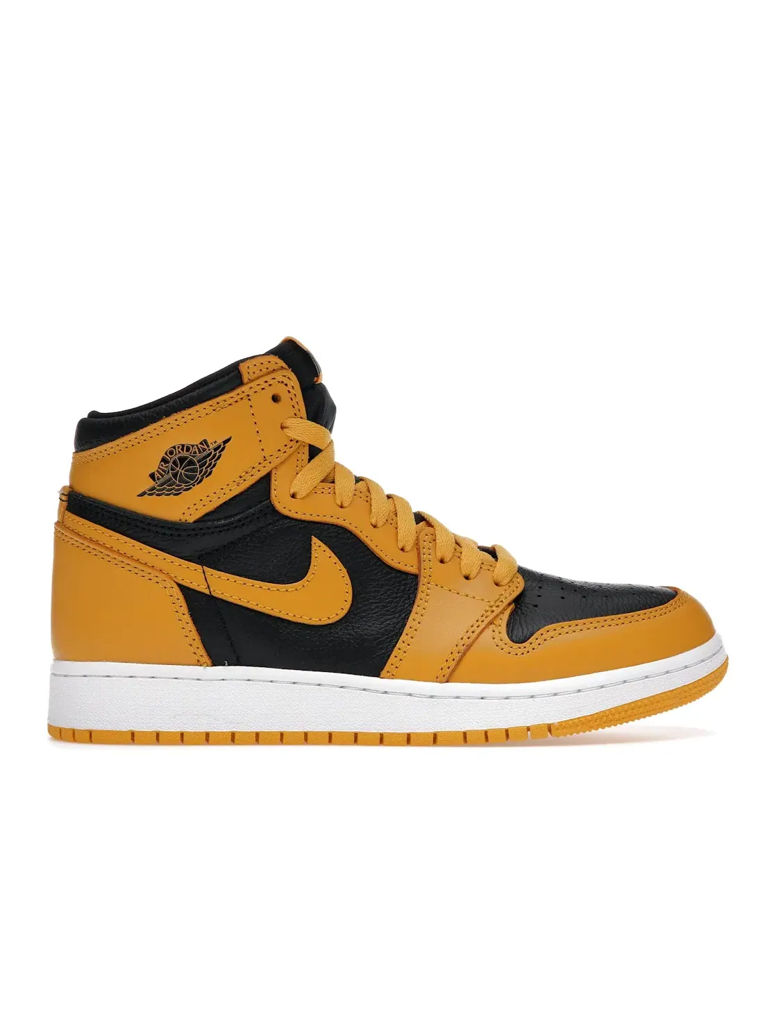 Детские кроссовки Lifestyle с длинным шнурованием Jordan 1 Retro High OG Pollen Jordan — изображение 1 из 4, черный-белый