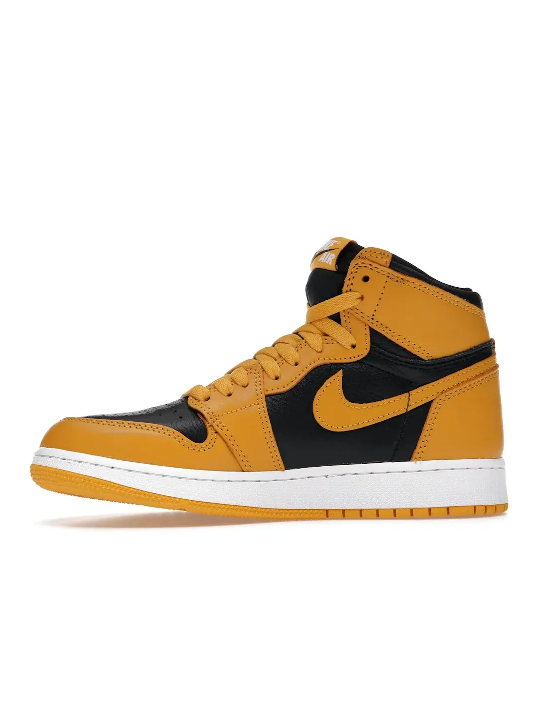 Детские кроссовки Lifestyle с длинным шнурованием Jordan 1 Retro High OG Pollen Jordan — изображение 3 из 4, черный-белый