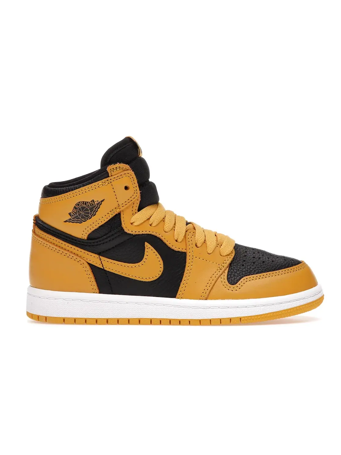 Детские кроссовки с принтом Jordan 1 Retro High OG Pollen Jordan — изображение 1 из 4, черный-белый