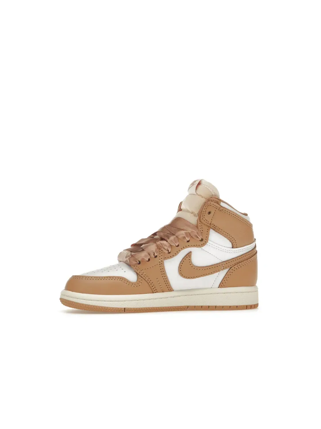 Детские кроссовки с высокой посадкой Jordan 1 Retro High OG Jordan — изображение 3 из 4, белый