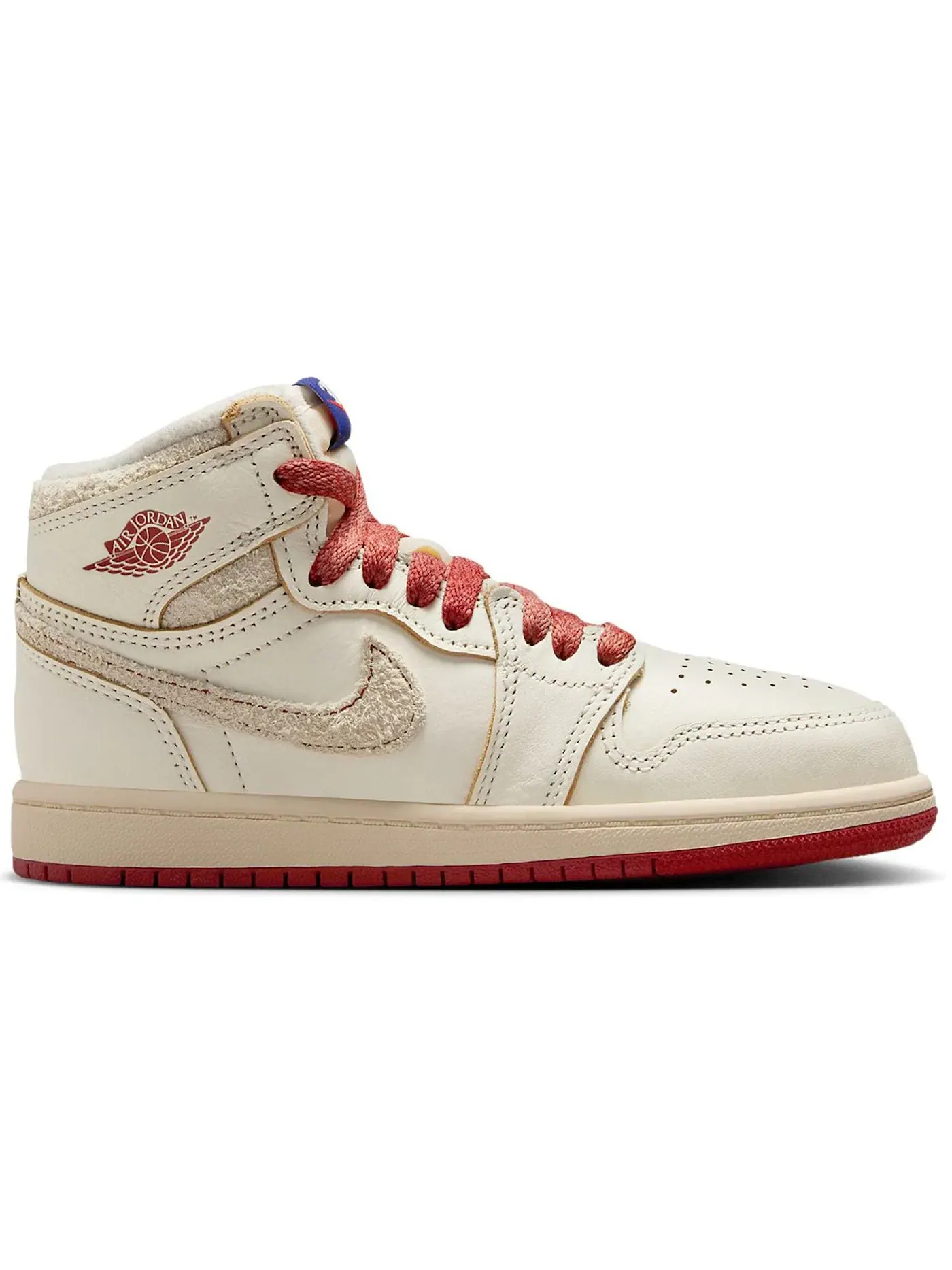 Детские кроссовки Lifestyle Jordan 1 Retro High OG Jordan, Sail/Cinnabar/Light Bone — изображение 1 из 1