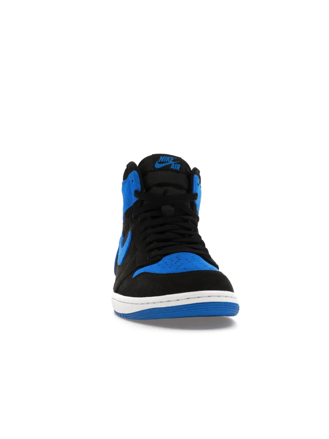 Мужские кроссовки из замши с принтом Jordan 1 Retro High OG Jordan — изображение 2 из 4, черный/синий/белый