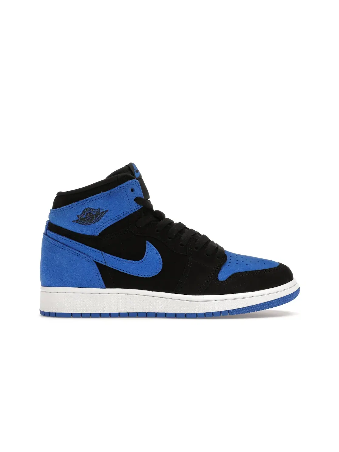Детские кроссовки с высоким верхом Jordan 1 Retro High OG Royal Reimagined Jordan — изображение 1 из 4, черный/синий/белый