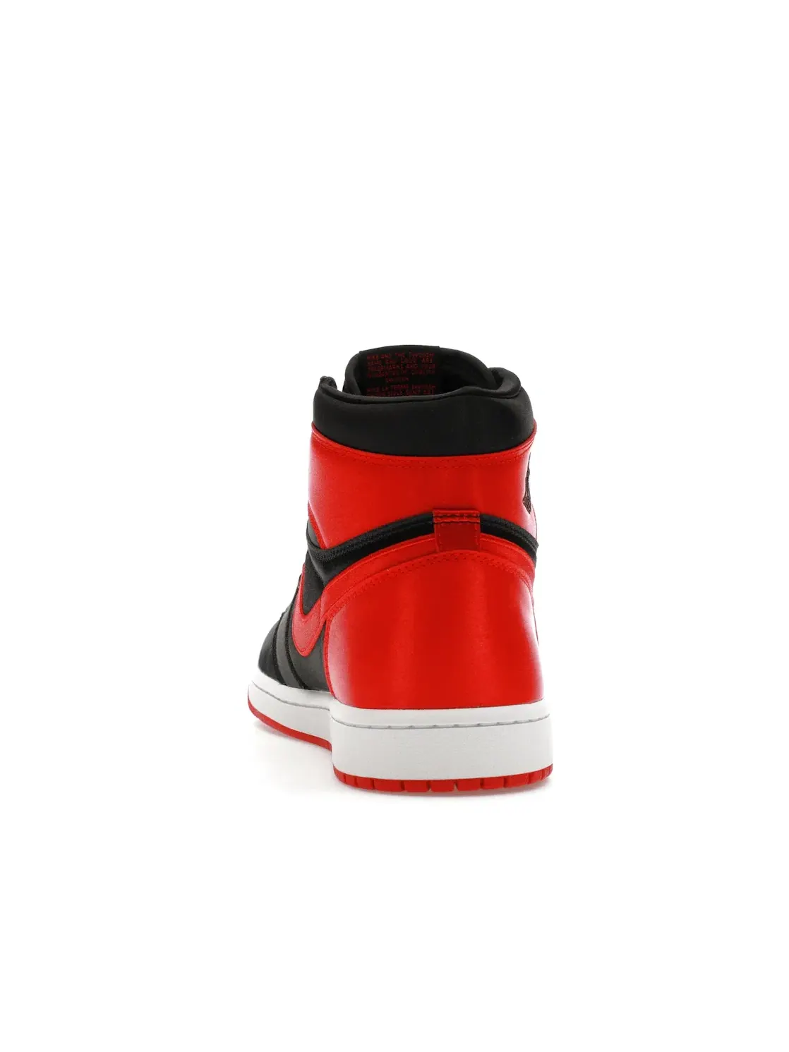Женские кроссовки с атласной отделкой Jordan 1 Retro High OG Jordan — изображение 4 из 4, черный/красный/белый