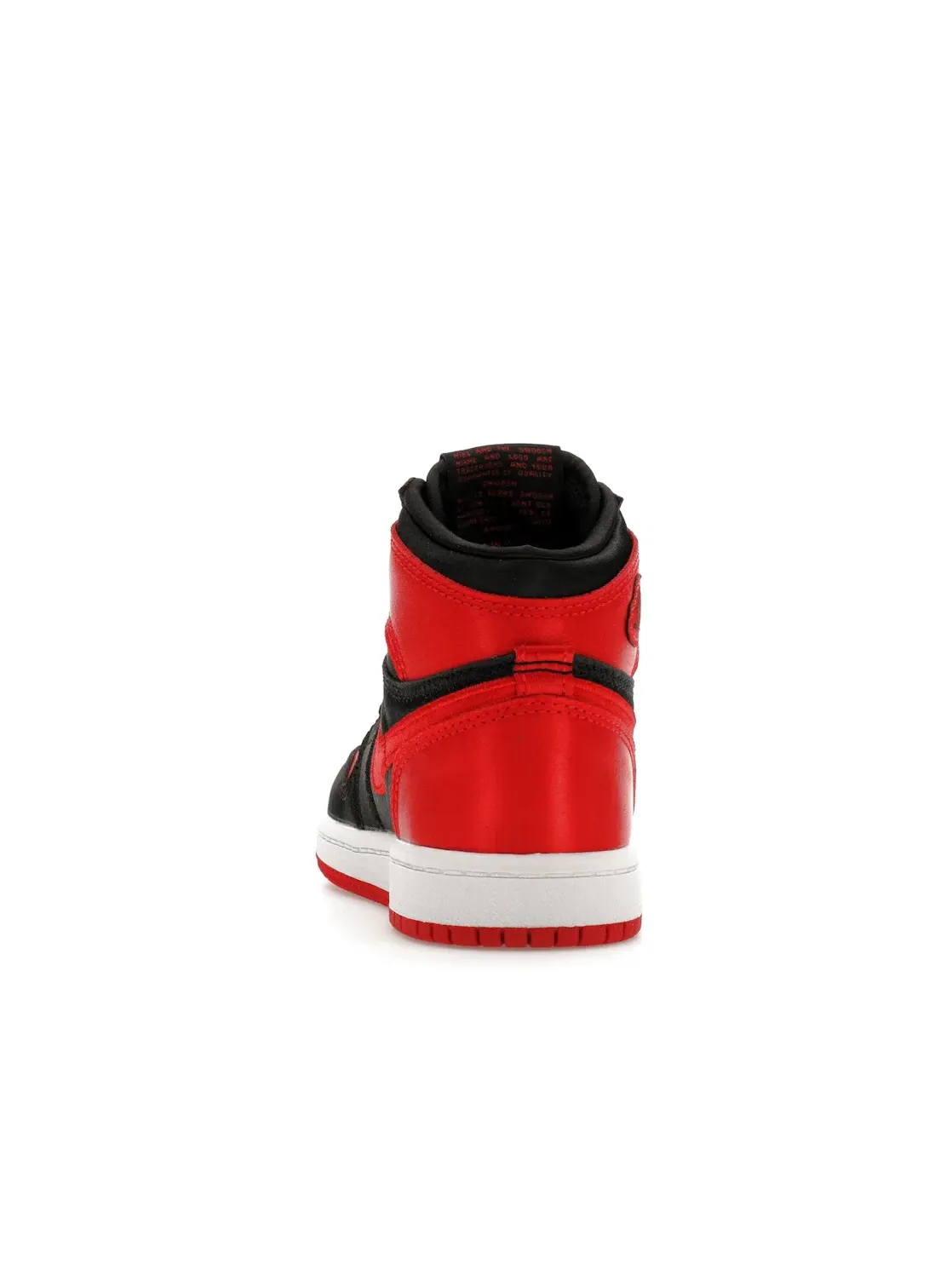 Детские кроссовки с сатиновым верхом Jordan 1 Retro High OG Satin Bred Jordan — изображение 4 из 4, черный/красный/белый