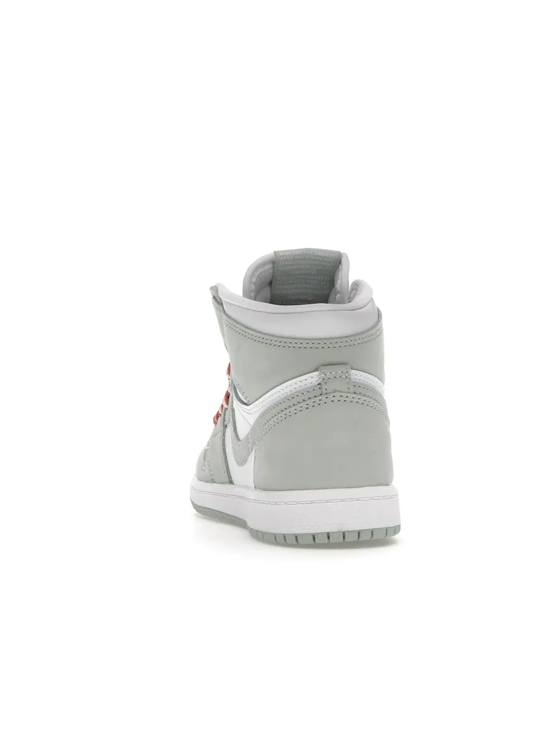Детские кроссовки для мальчиков высокие Jordan 1 Retro High OG Jordan — изображение 4 из 4, оранжевый-белый