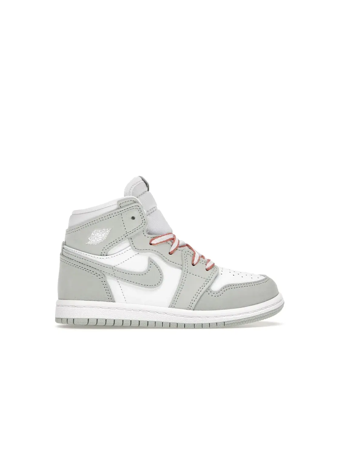 Детские кроссовки с контрастными шнурками Jordan 1 Retro High OG — изображение 1 из 4, оранжевый-белый