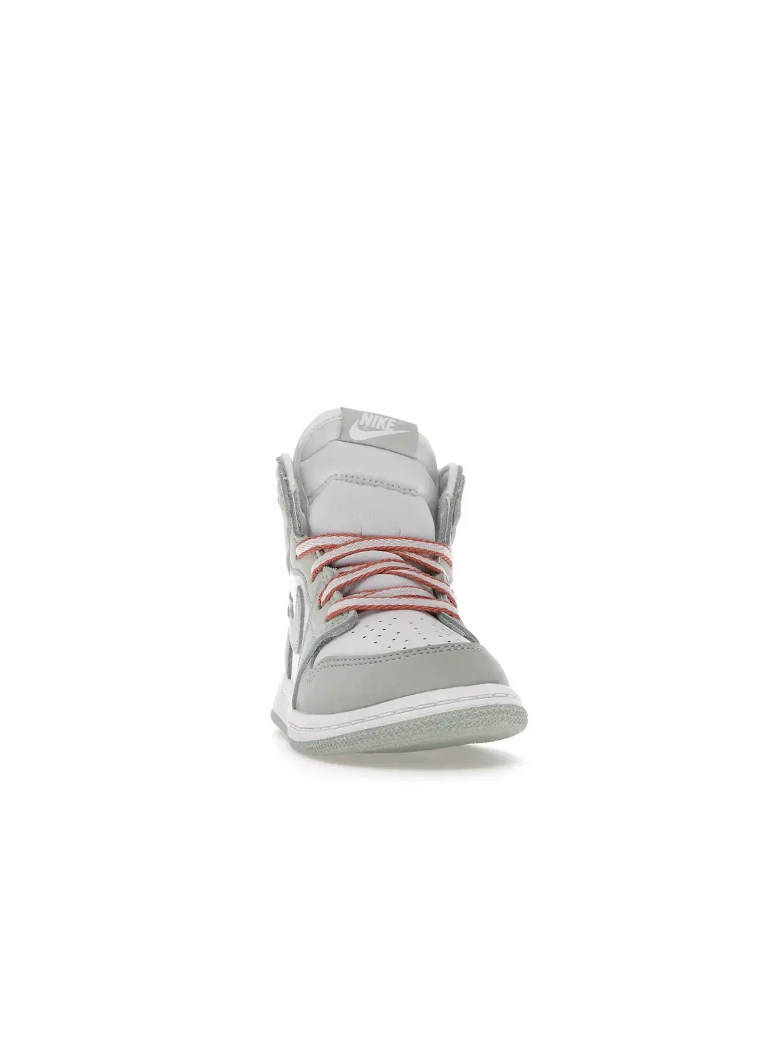 Детские кроссовки с контрастными шнурками Jordan 1 Retro High OG — изображение 2 из 4, оранжевый-белый