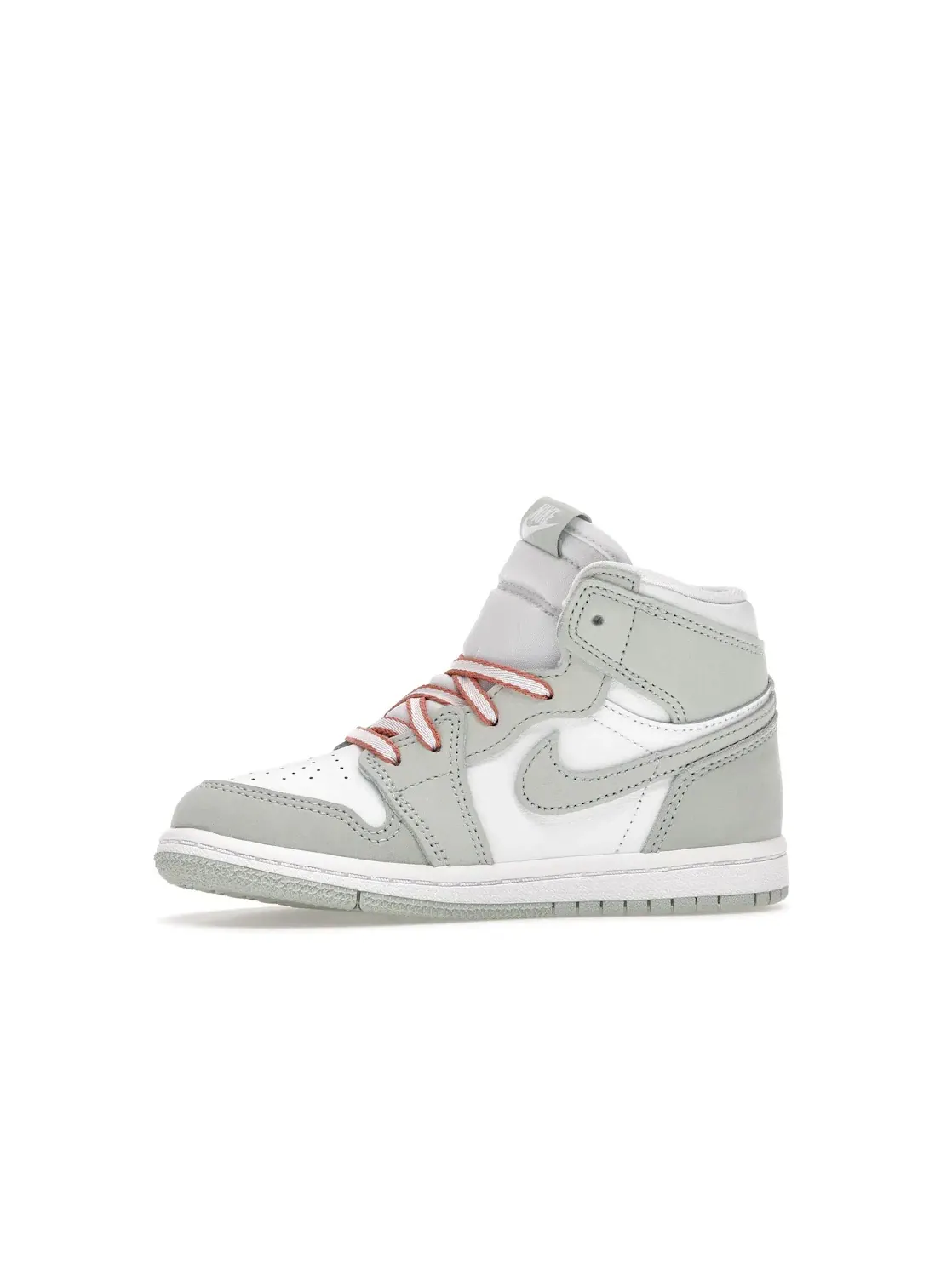 Детские кроссовки с контрастными шнурками Jordan 1 Retro High OG — изображение 3 из 4, оранжевый-белый