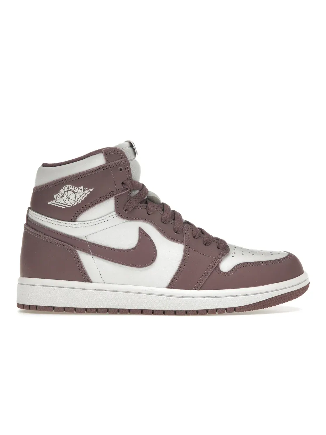 Мужские кроссовки высокий с цветовым акцентом Jordan 1 Retro High OG Jordan — изображение 1 из 4, белый//белый