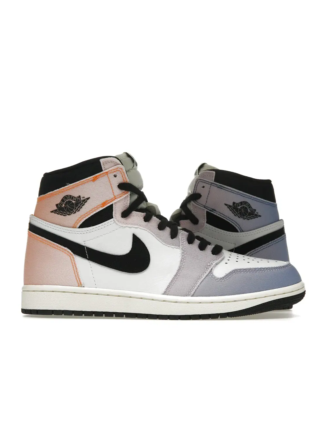 Мужские кроссовки с градиентным принтом Jordan 1 Retro High OG Skyline Jordan — изображение 1 из 4, оранжевый/черный//синий
