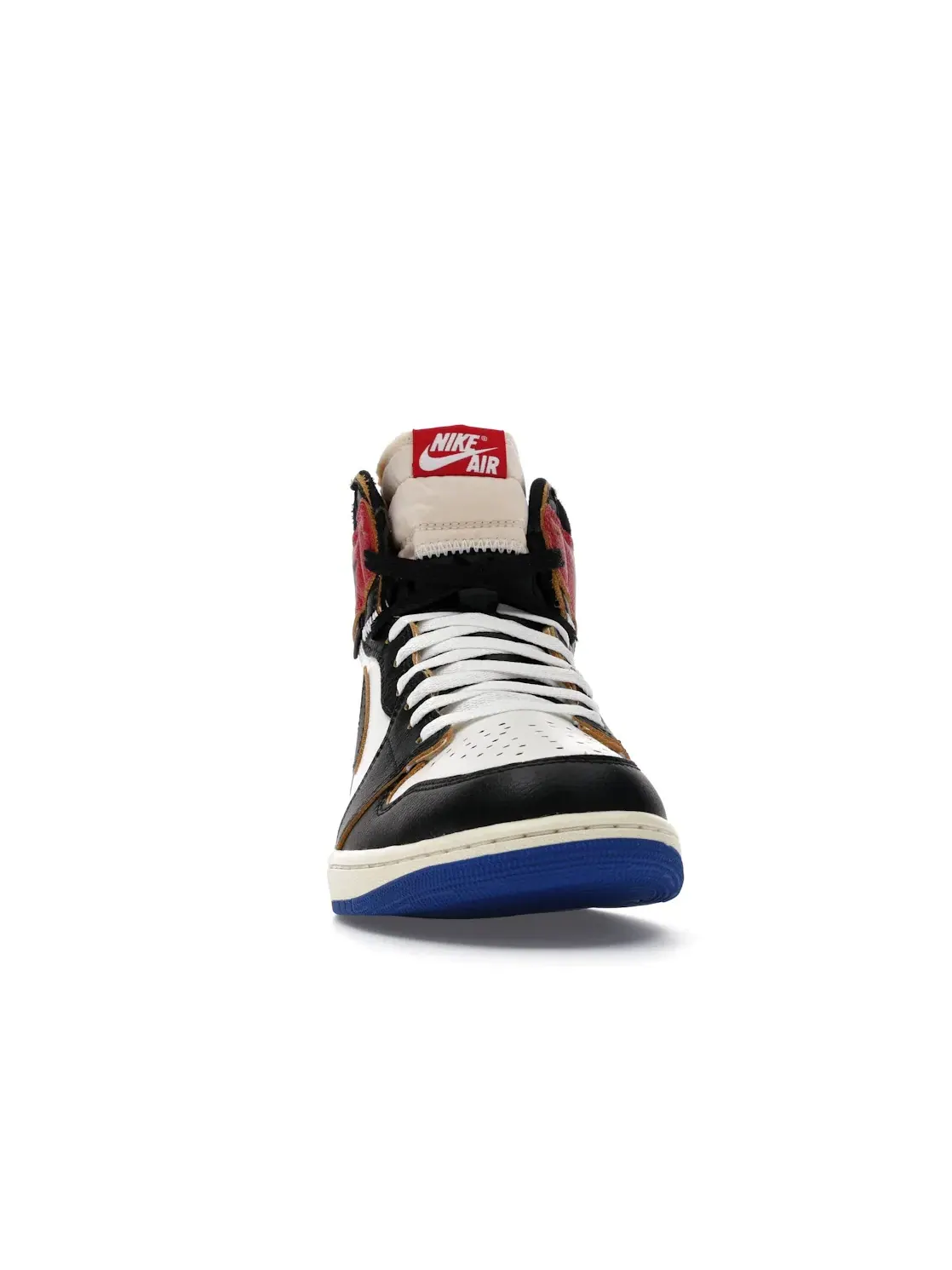 Мужские кроссовки с коллаборацией Fragment x Union LA Jordan 1 Retro High OG SP, Varsity Red Sport Royal — изображение 2 из 4