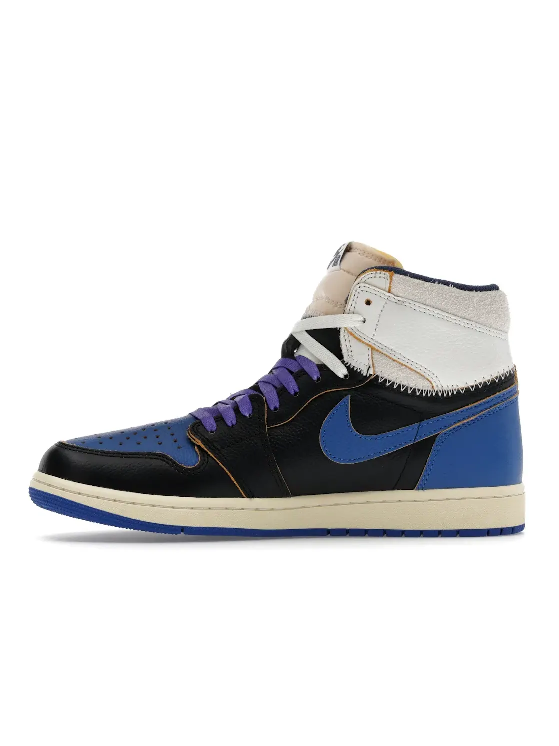 Мужские кроссовки Lifestyle с принтом Jordan 1 Retro High OG SP Fragment x Union LA Sport Royal — изображение 3 из 4