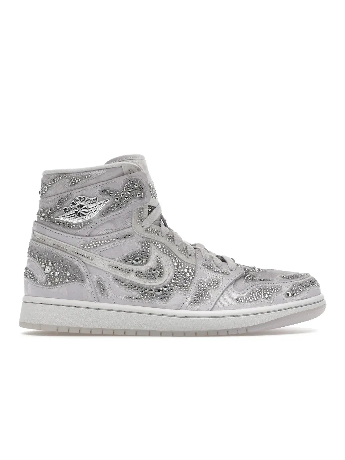 Женские кроссовки Swarovski с кристаллами Jordan 1 Retro High OG Jordan
