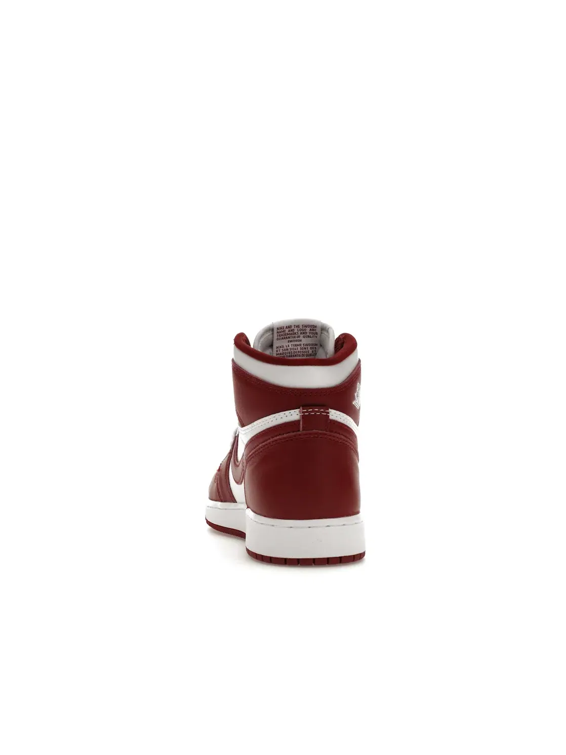 Детские кроссовки с высоким воротником Jordan 1 Retro High OG — изображение 4 из 4, белый/красный