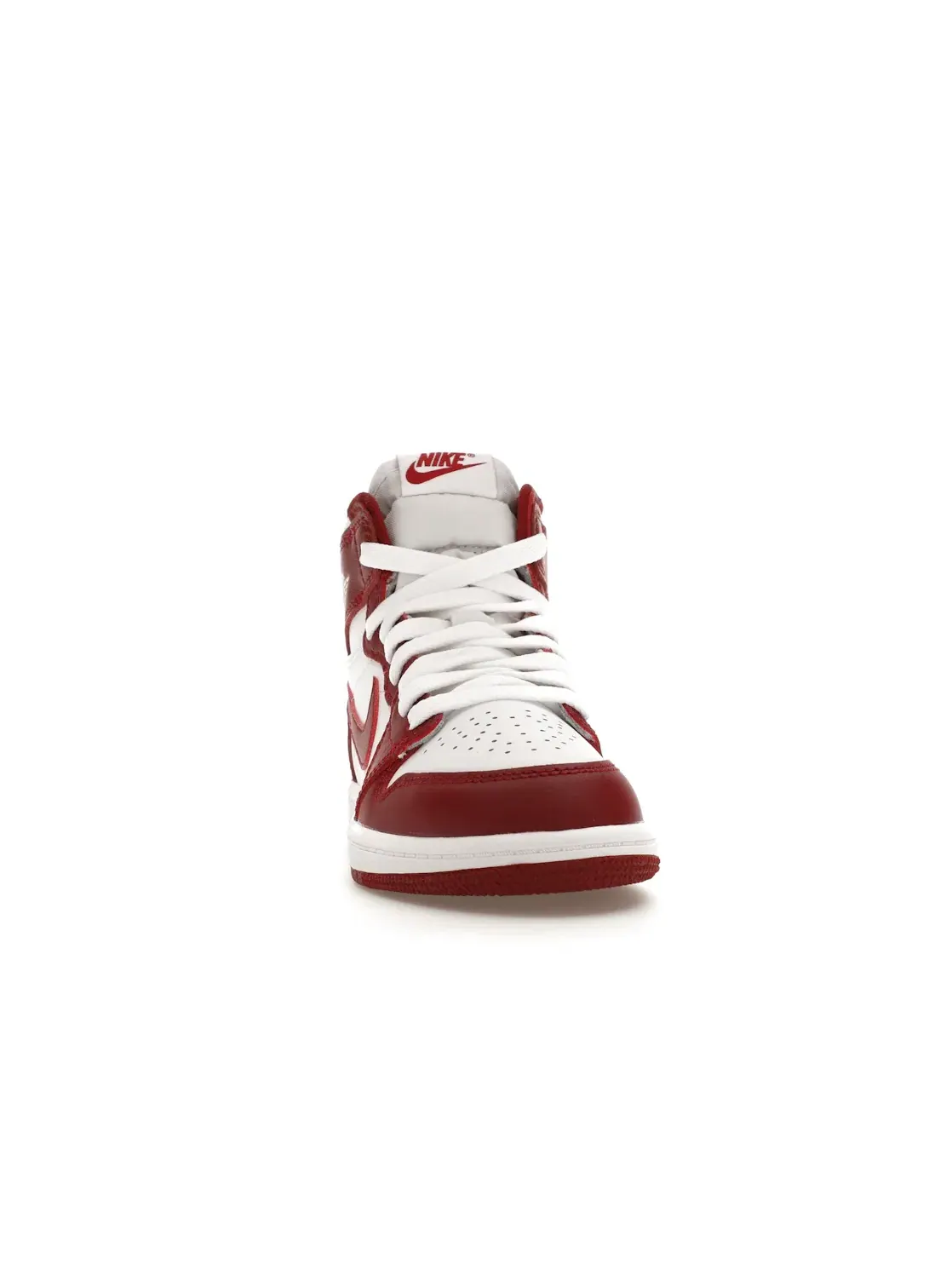 Детские кроссовки с высоким верхом Jordan 1 Retro High OG — изображение 2 из 4, белый/красный