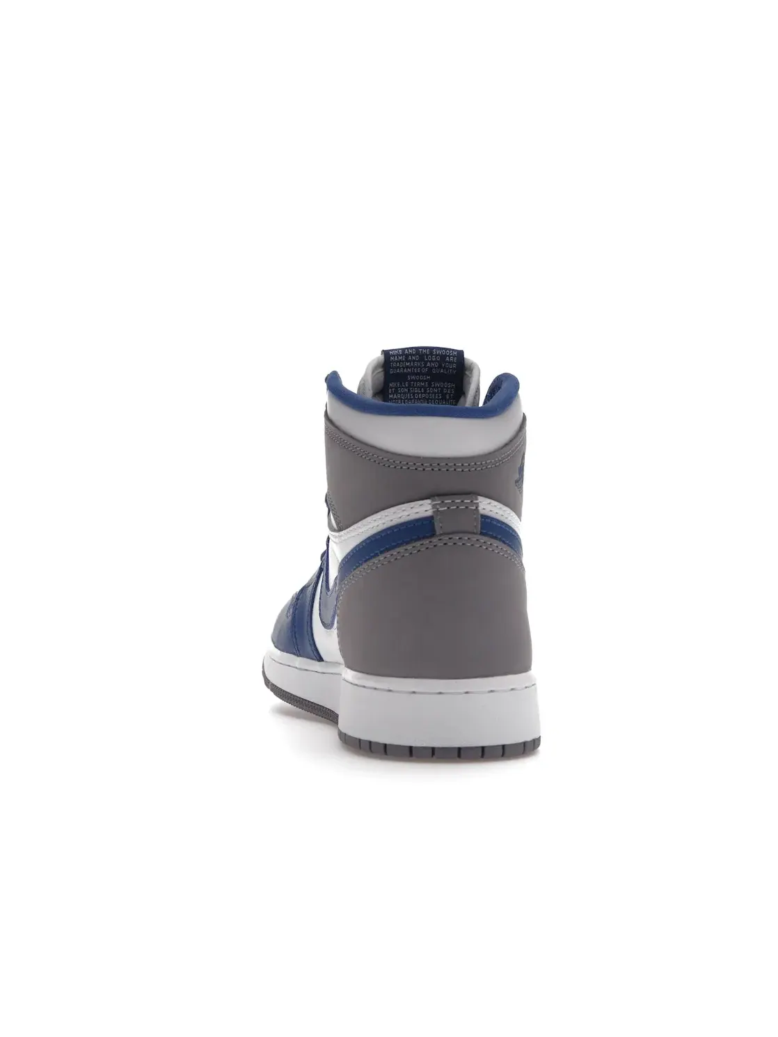 Детские кроссовки для мальчиков с высокой посадкой Jordan 1 Retro High OG Jordan — изображение 4 из 4, синий/белый/серый