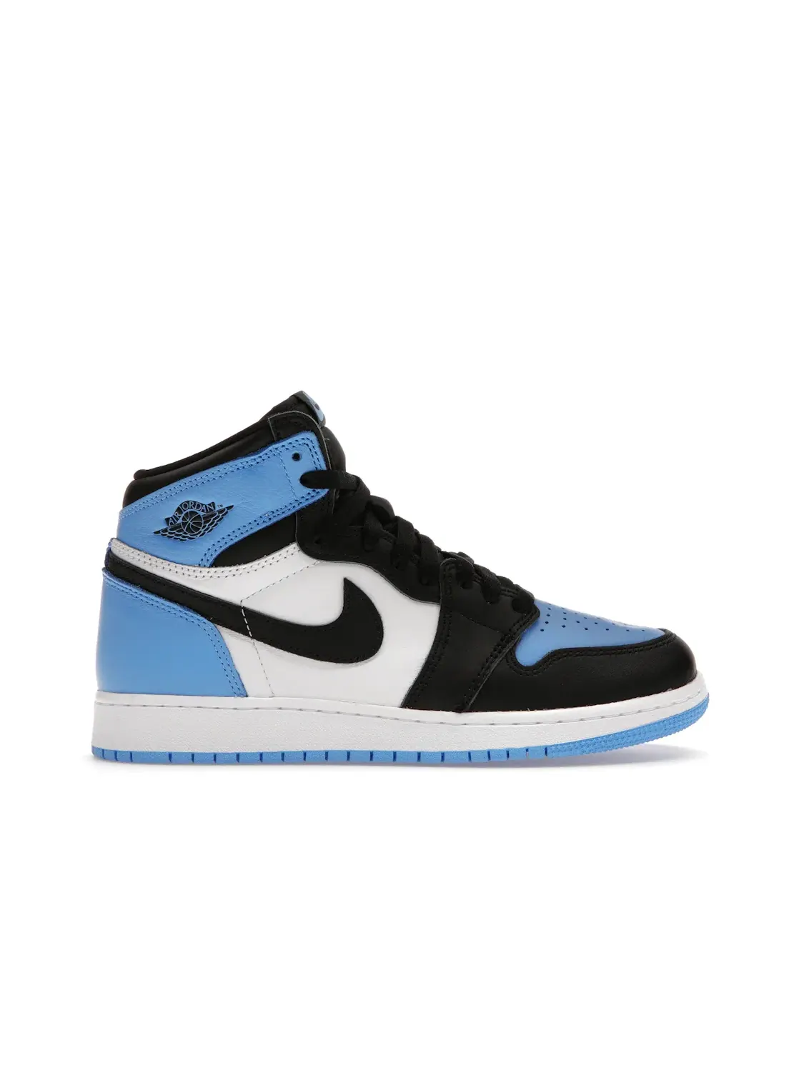 Детские кроссовки с перфорированным носком Jordan 1 Retro High OG Jordan — изображение 1 из 4, синий/черный/белый
