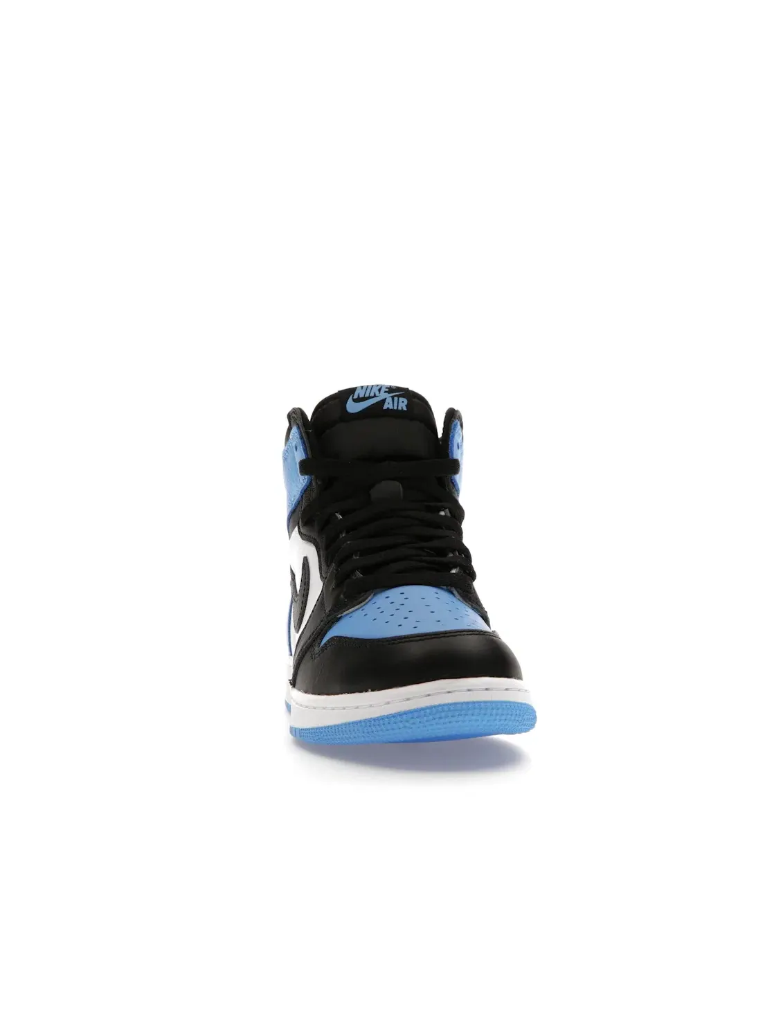 Детские кроссовки с перфорированным носком Jordan 1 Retro High OG Jordan — изображение 2 из 4, синий/черный/белый