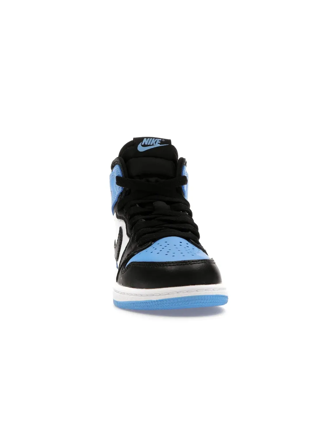 Детские кроссовки с принтом Jordan 1 Retro High OG UNC Toe Jordan — изображение 2 из 4, синий/черный/белый