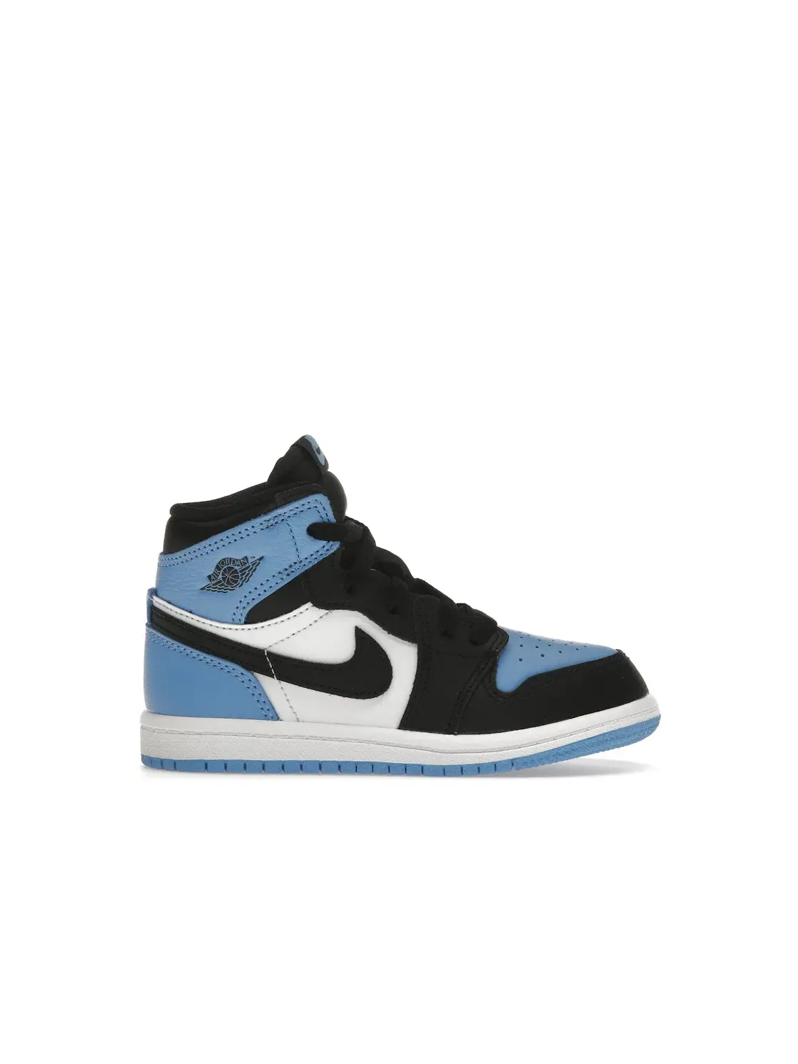 Детские кроссовки с принтом Jordan 1 Retro High OG UNC Toe Jordan — изображение 1 из 4, синий/черный/белый