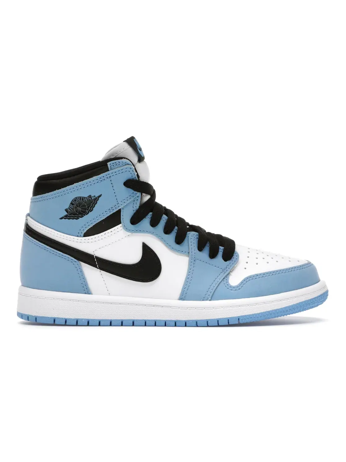 Детские кроссовки с перфорацией Jordan 1 Retro High OG Jordan — изображение 1 из 4, синий/белый-черный-синий