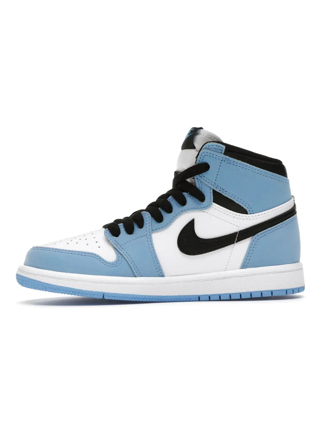 Детские кроссовки с перфорацией Jordan 1 Retro High OG Jordan — изображение 3 из 4, синий/белый-черный-синий