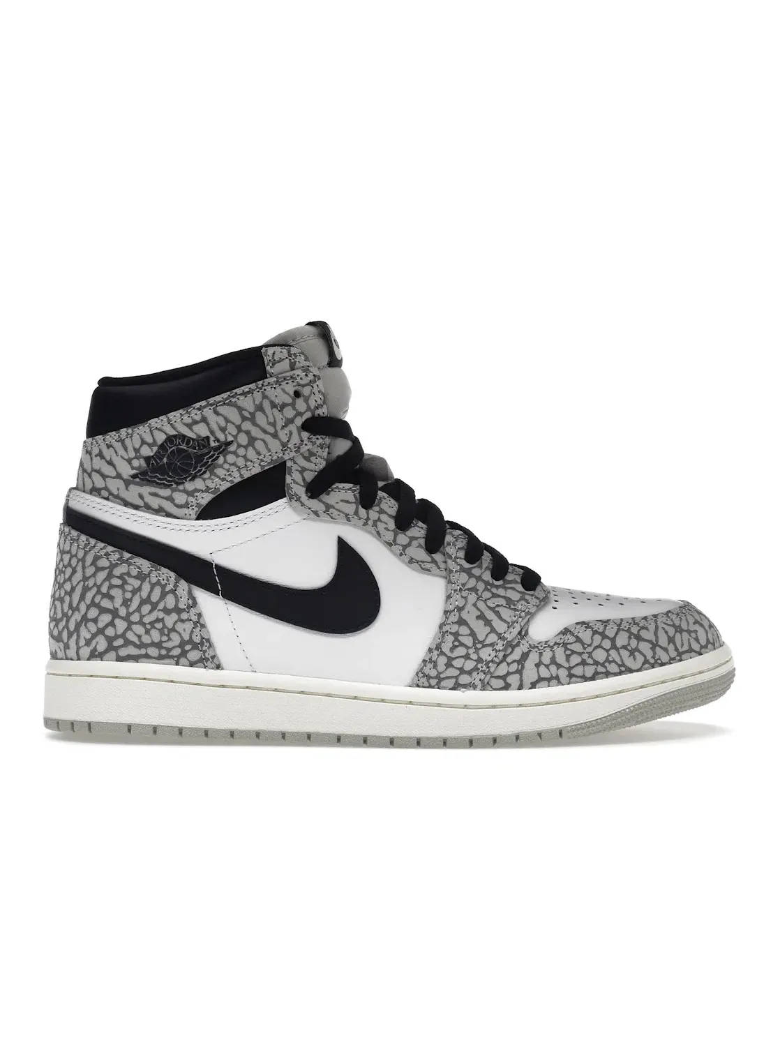 Мужские кроссовки Lifestyle с цементным принтом Jordan 1 Retro High OG — изображение 1 из 4, серый//черный/белый