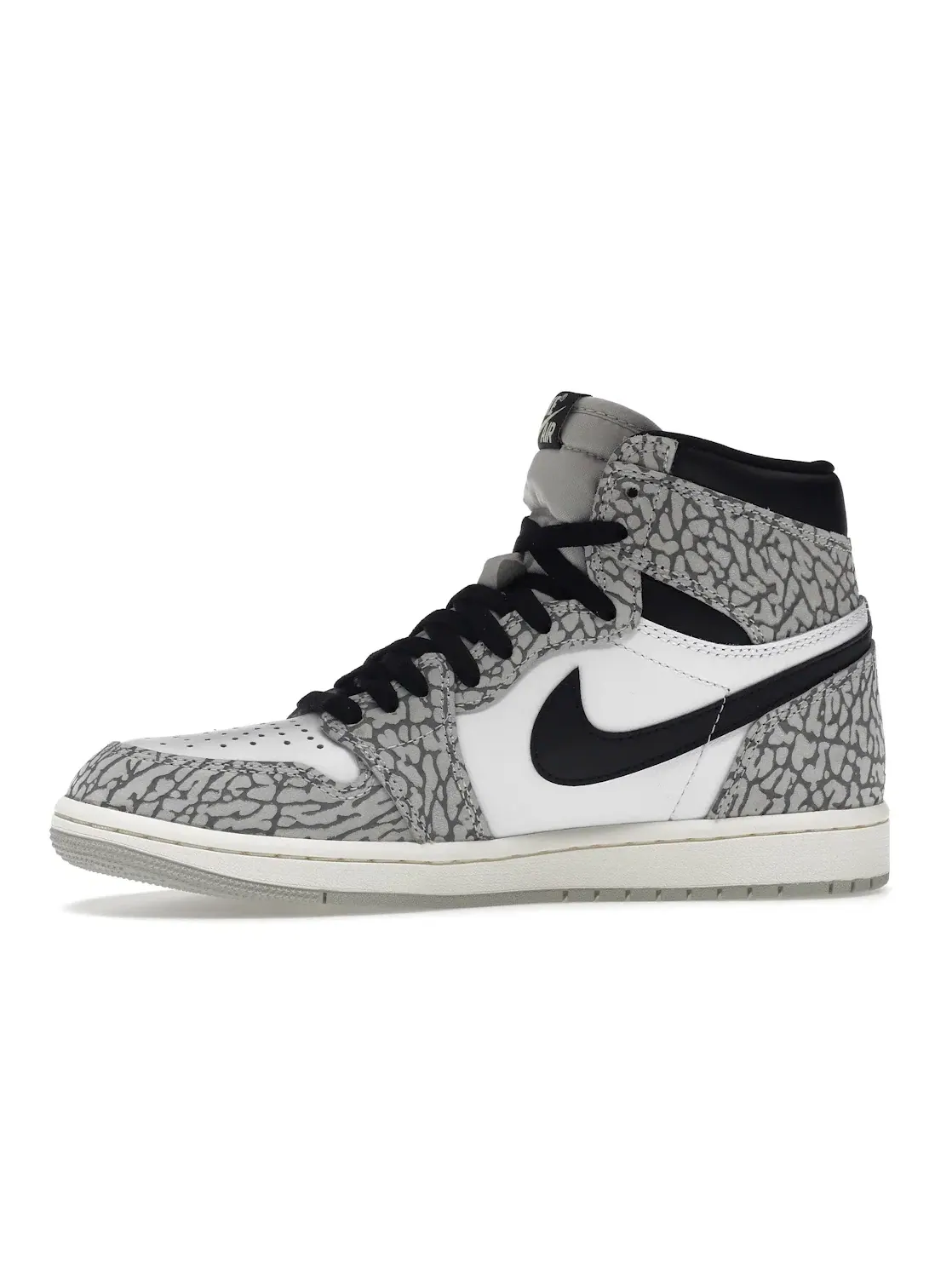 Мужские кроссовки Lifestyle с цементным принтом Jordan 1 Retro High OG — изображение 3 из 4, серый//черный/белый