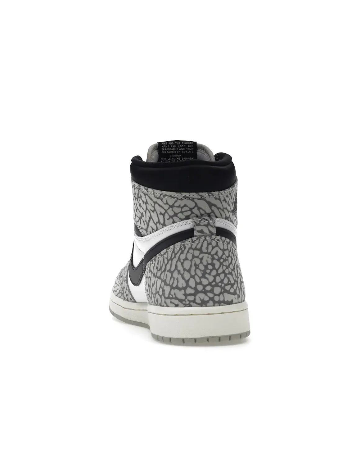 Мужские кроссовки Lifestyle с цементным принтом Jordan 1 Retro High OG — изображение 4 из 4, серый//черный/белый