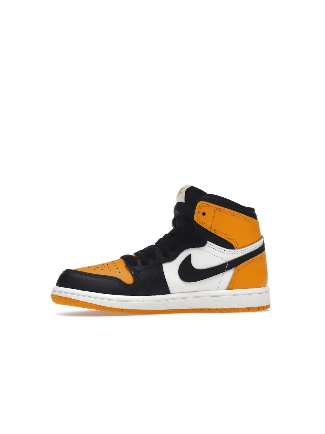 Детские кроссовки кожаные Jordan 1 Retro High OG Taxi — изображение 3 из 4, черный